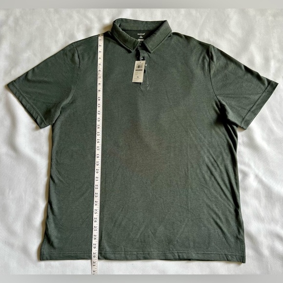 Haggar Men’s Polo Shirt XL Moss Green Cotton Blend NWT Casual Golf Style - Picture 4 of 7